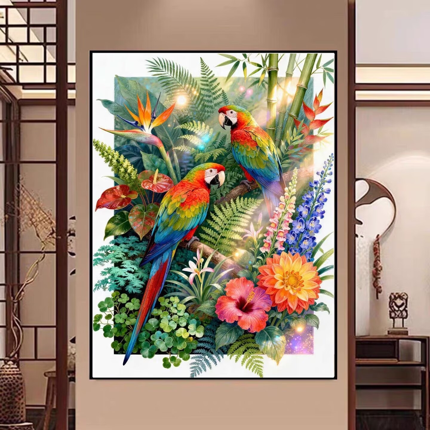 طقم تطريز صيني بتصميم الببغاوا - مراجعة Cotton Embroidery Thread Skeins وسعره