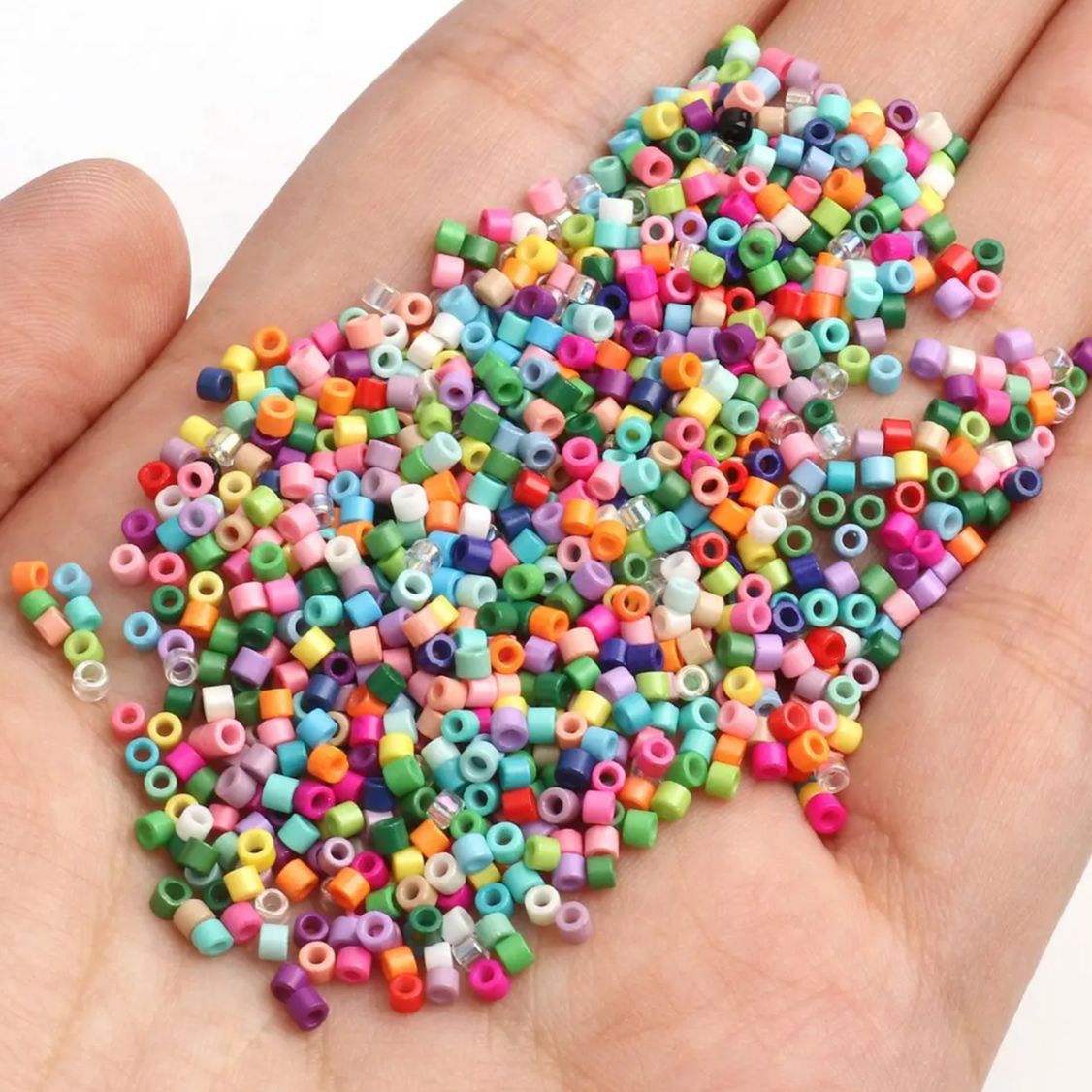 حبات يابانية مستديرة من البذور - مراجعة Glass Seed Beads 2Mm Jewelry Making وسعره