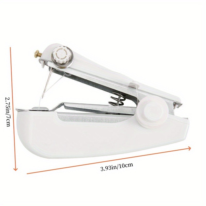ماكينة خياطة محمولة صغيرة بيضا - مراجعة Mini Electric Sewing Machine Handheld وسعره