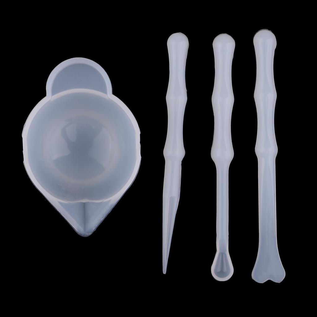 مجموعة أدوات خلط السيليكون لقو - مراجعة Silicone Epoxy Resin Molds Set وسعره