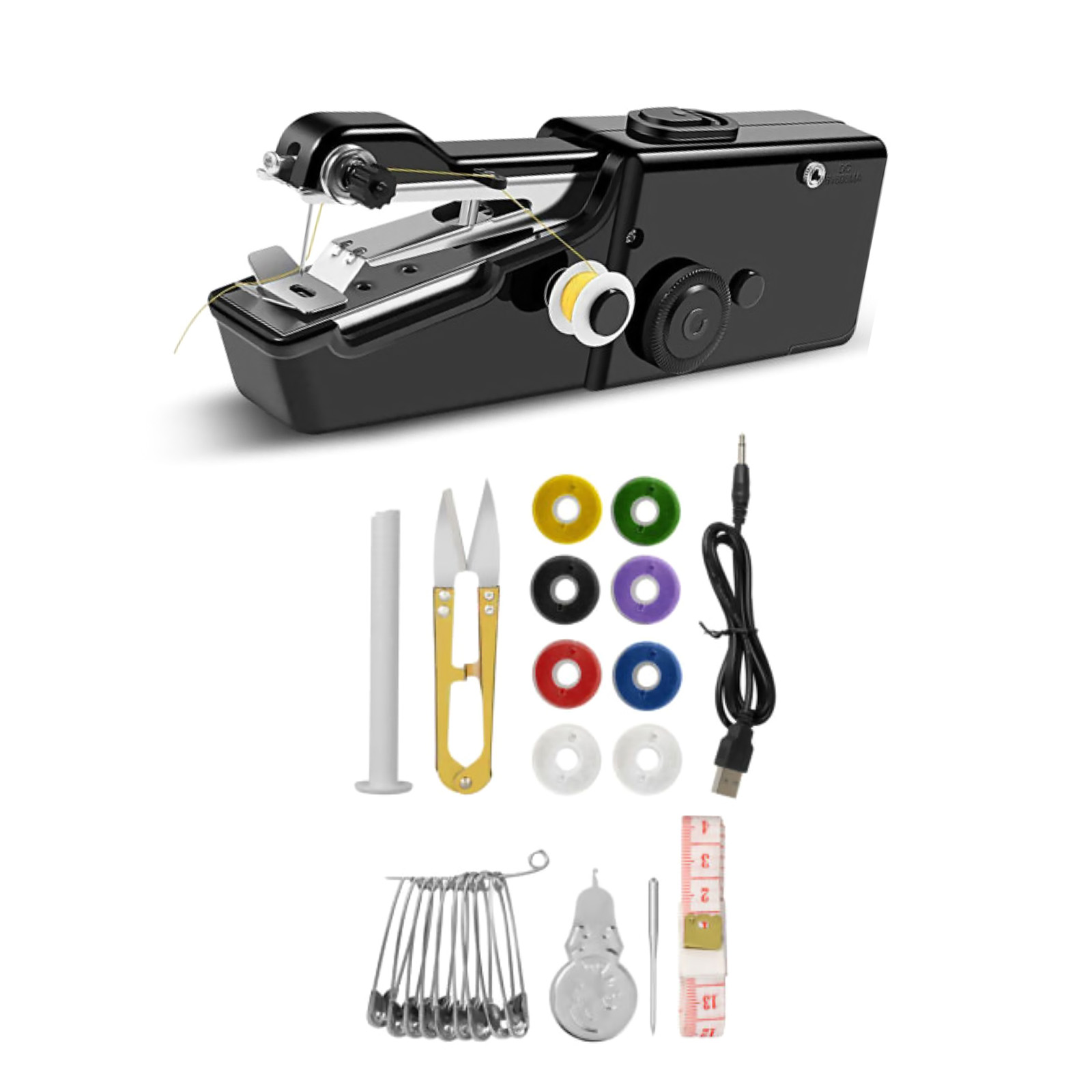 ماكينة خياطة صغيرة محمولة بالي - مراجعة Mini Electric Sewing Machine Handheld وسعره