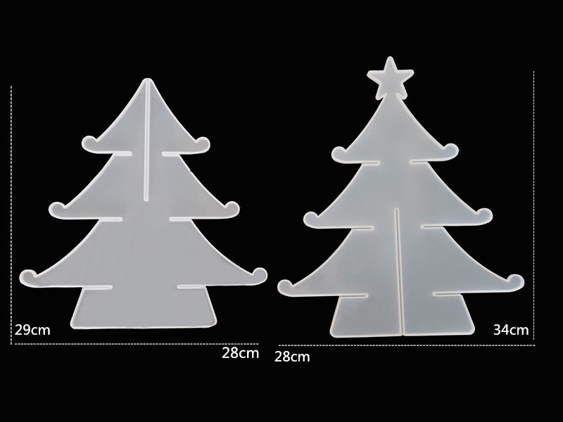 شجرة عيد الميلاد ندفة الثلج صن - مراجعة Silicone Epoxy Resin Molds Set وسعره